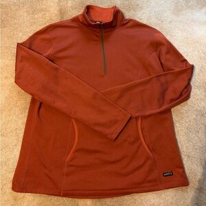 Kerrits Rust Quarter-Zip Sweatshirt